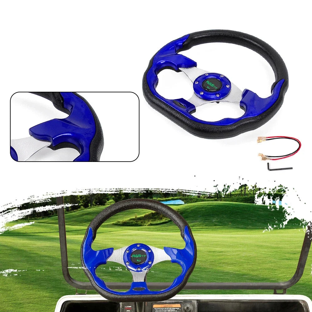 13" Steering Wheel for EZGO/Club Car/Yamaha Golf Cart (Golf Cart)