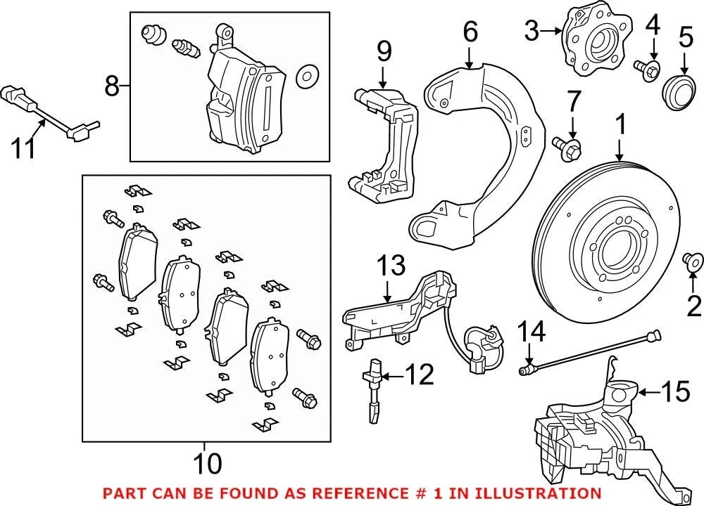 Front Disc Brake Rotor for Mercedes (1774210000)