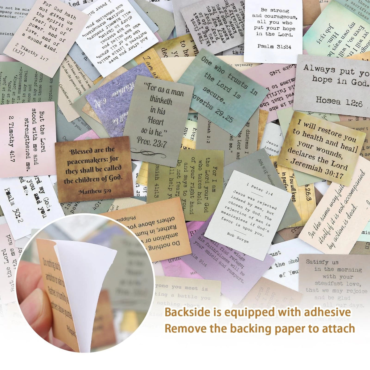 180Pcs Inspirational Bible Verse Stickers for