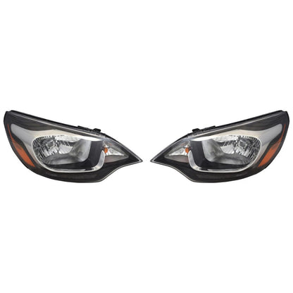 Headlight Assembly Set for Kia Rio Sedan (2012–2017) PLX-M0-20-14390-00-CL360A55, KI2502159, KI2503159