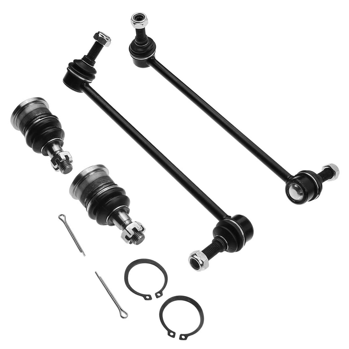 Set of 4 Front Ball Joints Sway Bar for Ford Taurus (1996–2007) K8687 K8734 K8735