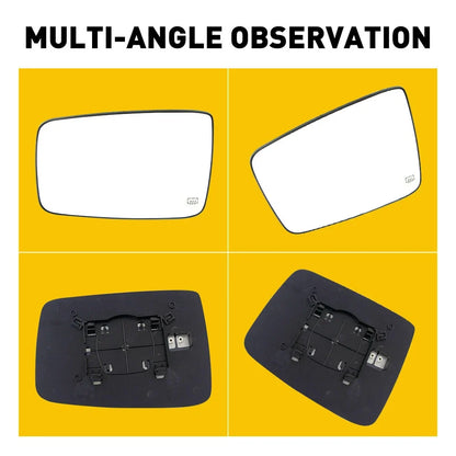 Heated Driver Side Left Rear View Mirror Glass for Dodge Ram Truck (2010–2019)