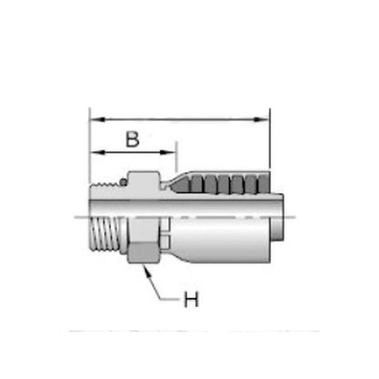 S.110406 O-Ring Fitting for Automotive Applications