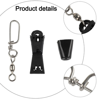 Set of 4 Downrigger Cable Terminators for Trolling Fishing
