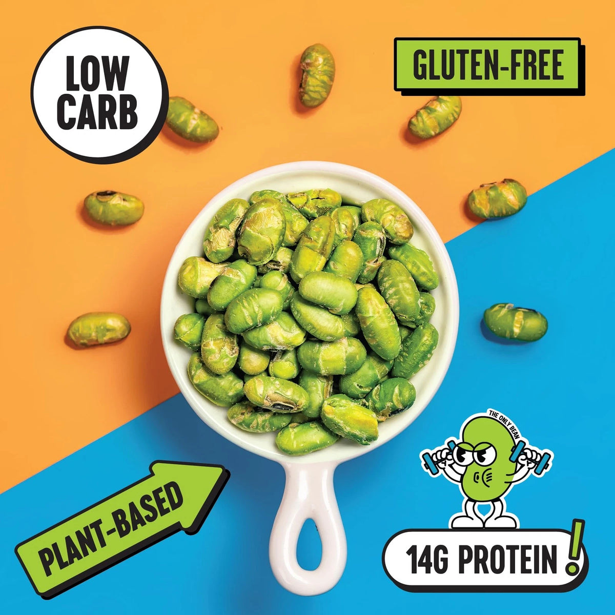 Crunchy Roasted Edamame Snacks (Pack of 5)