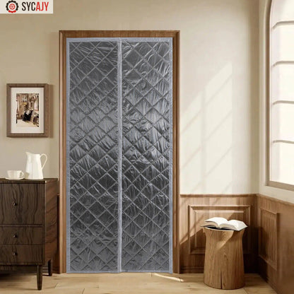 Insulated Door Curtain for Winter Protection (No Specific Part Numbers)