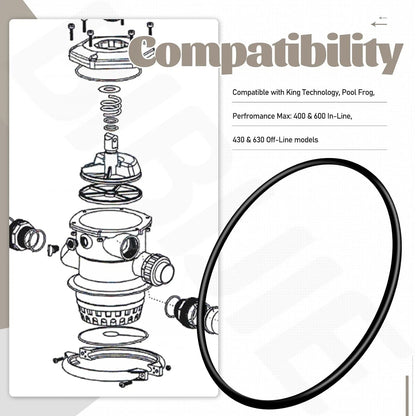 Set of 4 LID O-RING for King Frog Mineral System (2001–2022)