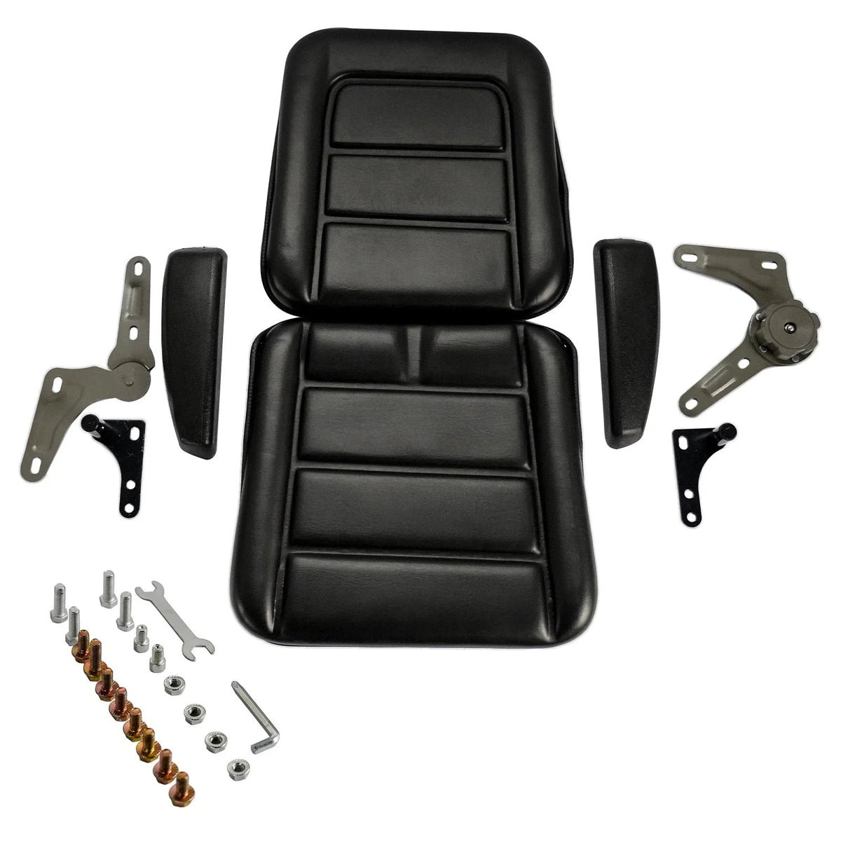 Adjustable Seat for Lawn Mower Tractor (Fits Forklift, Excavators)