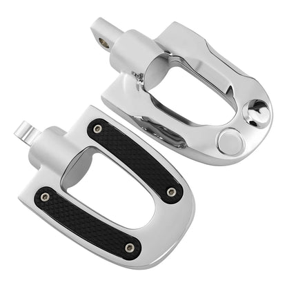 Chrome Highway Footpeg Peg Footrest for Harley Touring (2014–2023)