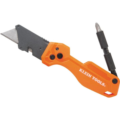 Folding FLICKBLADE Utility Knife for Klein Tools (Compact, Removable)
