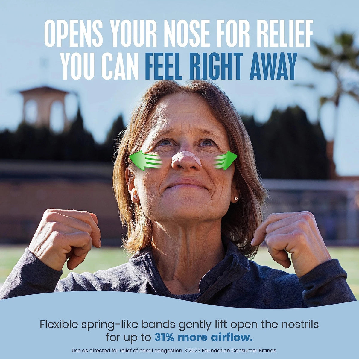 Breathe Right Nasal Strips Extra Strength Tan 26 Count (Pack of 1)