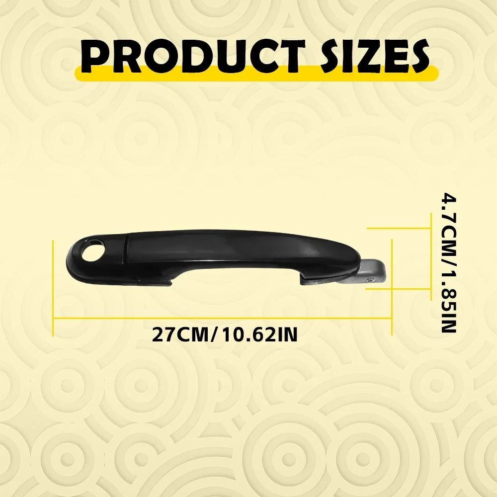 Exterior Door Handle for Hyundai Tucson (2005–2009) Front Passenger, Primed Plastic