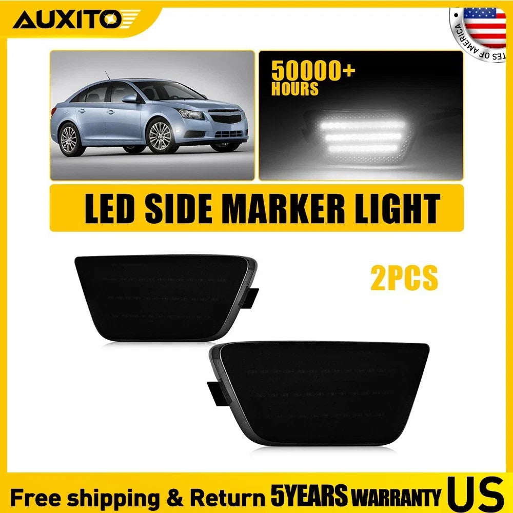 Front Bumper Reflector Side Marker Light Assembly for Chevy Cruze (2011–2015)