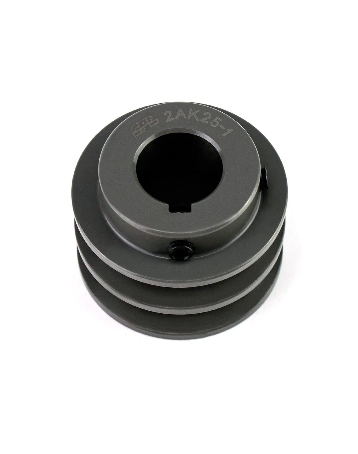 2X Double Groove Pulley/Sheave for QWORK (2.55" OD, 1" Bore)