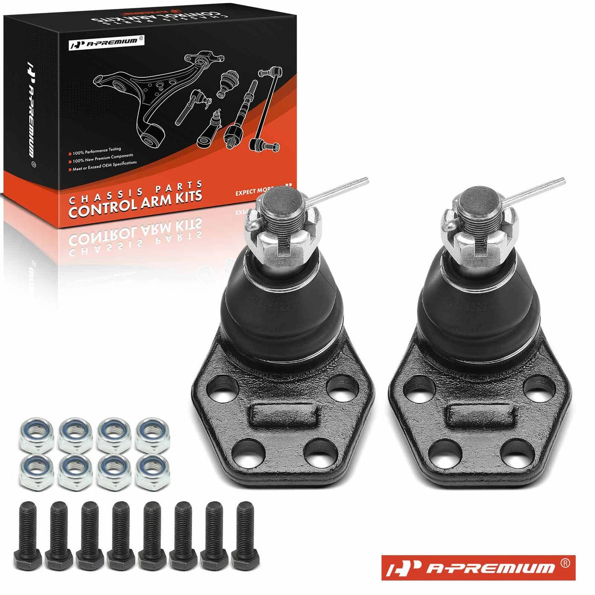 2X Front Lower Ball Joint for Dodge Ram 2500 3500 (2000–2002) 52113678AA, K7369
