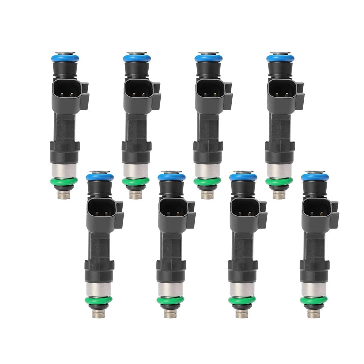 Set of 8 Fuel Injectors for Ford E350 Van E150 E250 E450 (2010–2016) 17988858, 0280158193, FJ1007, 9C2Z9F593A