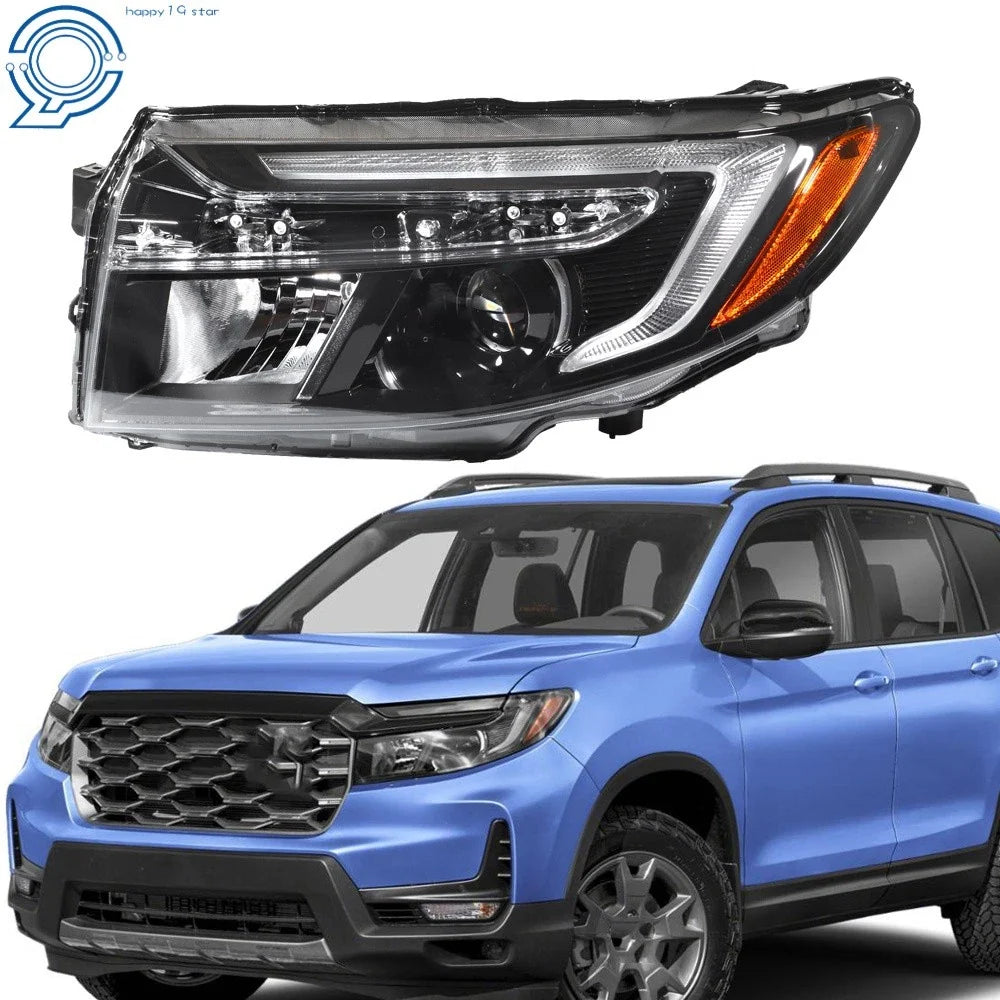 Left LED Headlight for Honda Ridgeline/Passport (2022–2025) 7PIN