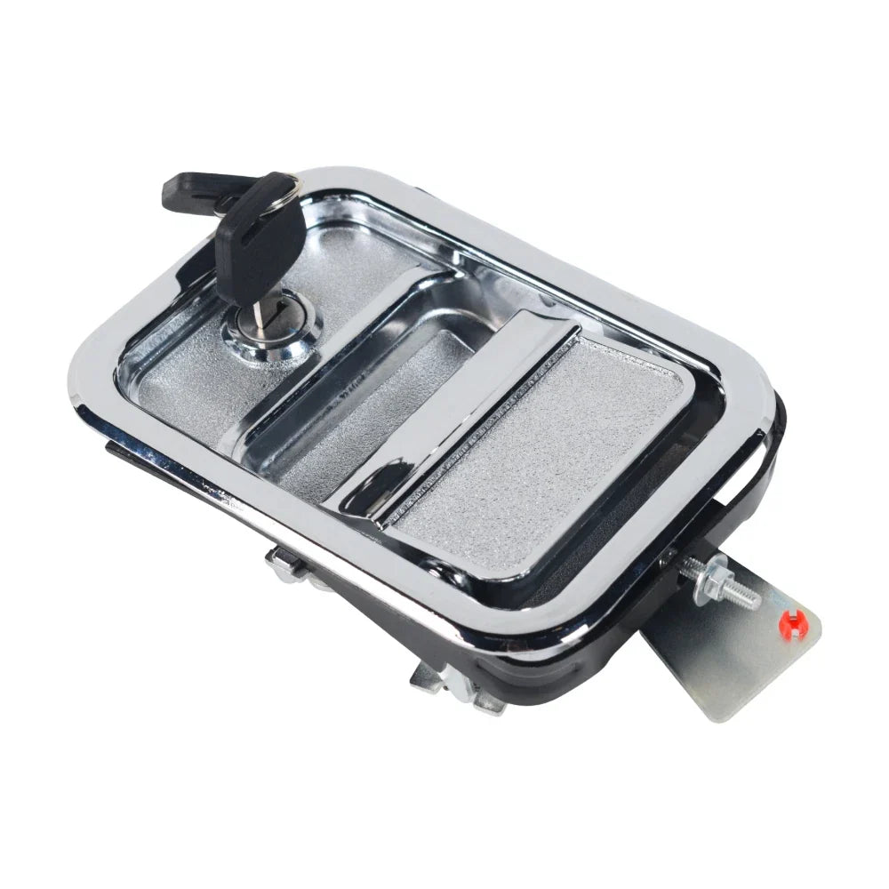 Front Left Exterior Door Handle w/ Lock Cylinder for Freightliner Columbia (2003–2014)