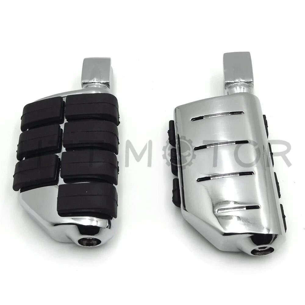 Chrome Dually Footpegs for Kawasaki Vulcan 1700 Classic, 800 (2000–2018)