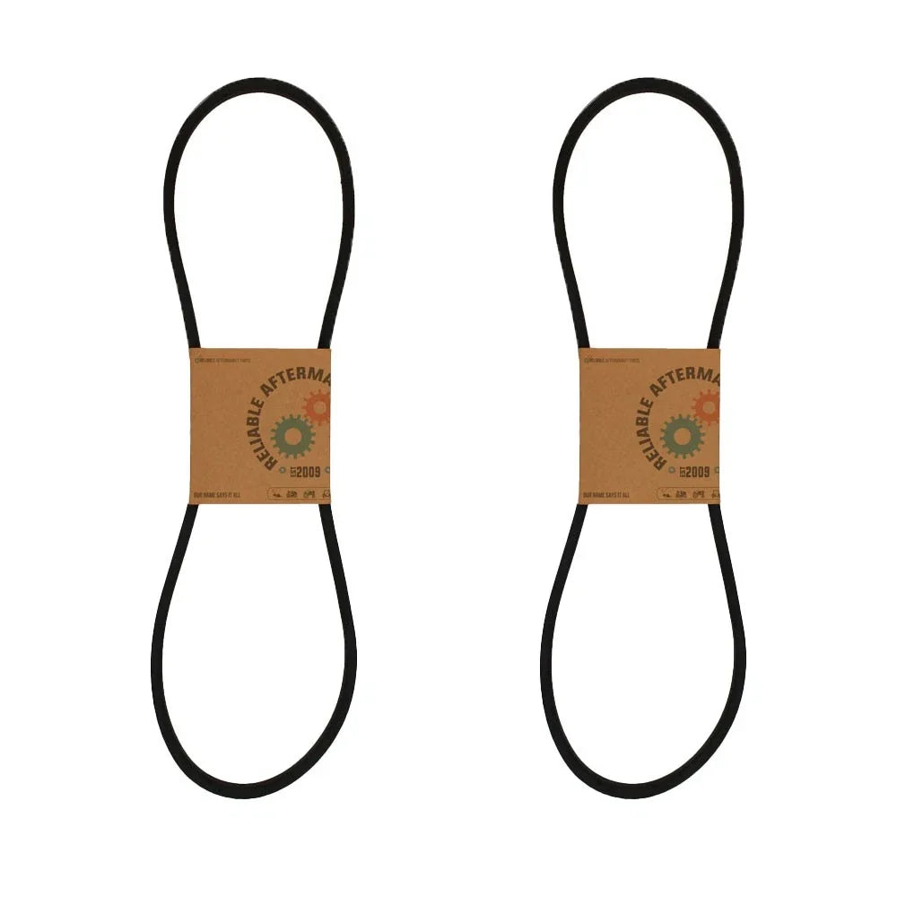 Set of 2 Sickle Drive Belts for Hesston 1070 1071 1085 1090 1091 1095