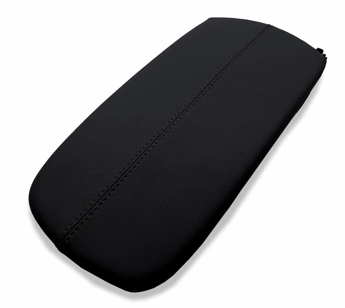 Center Console Lid Armrest Cover for Chevrolet Malibu (2016–2020) Black PVC Leather