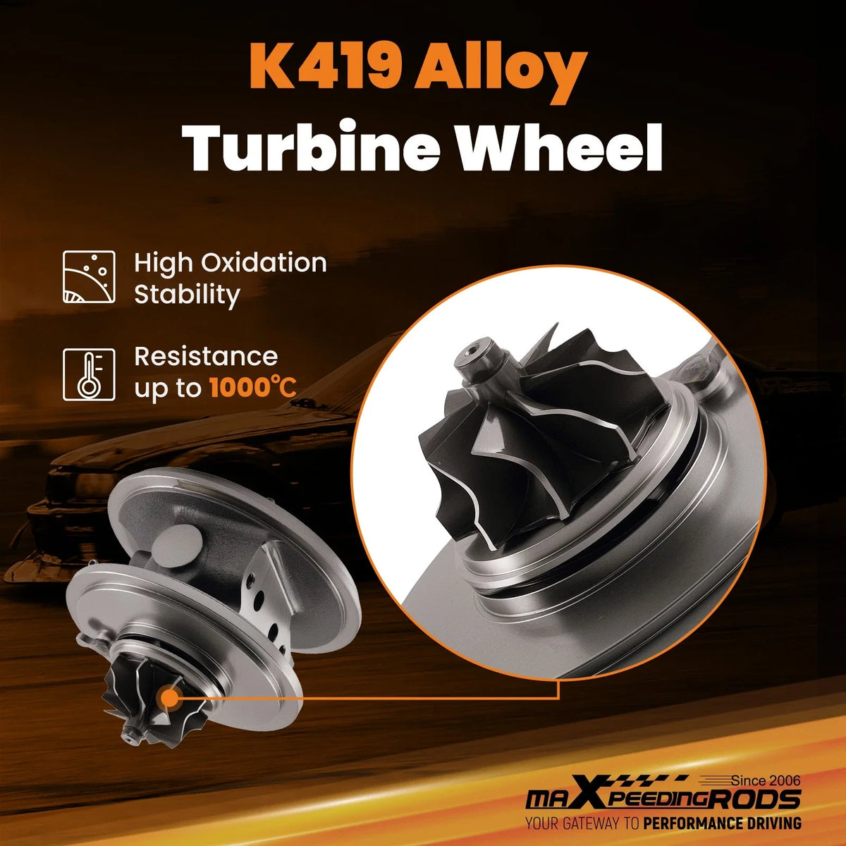 Billet Turbo Cartridge for Ford Ranger Mazda 3.0L (2006) BT-50 VCD20011 VED20011