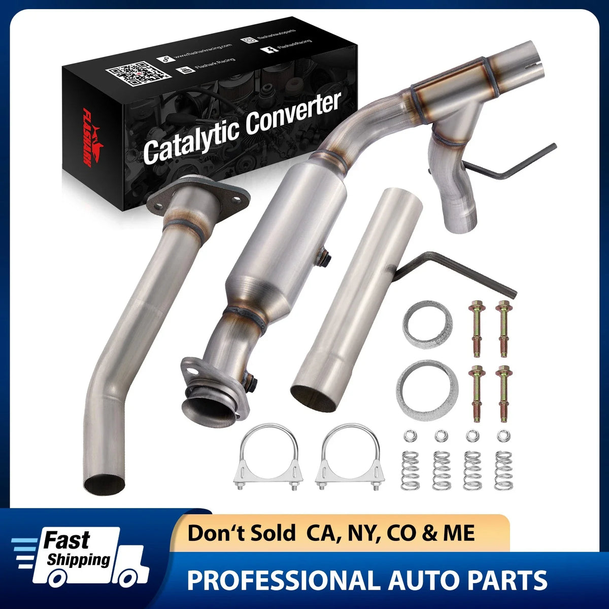 Right Catalytic Converter for Ford F-150 (2011–2014) 5.0L OBD II