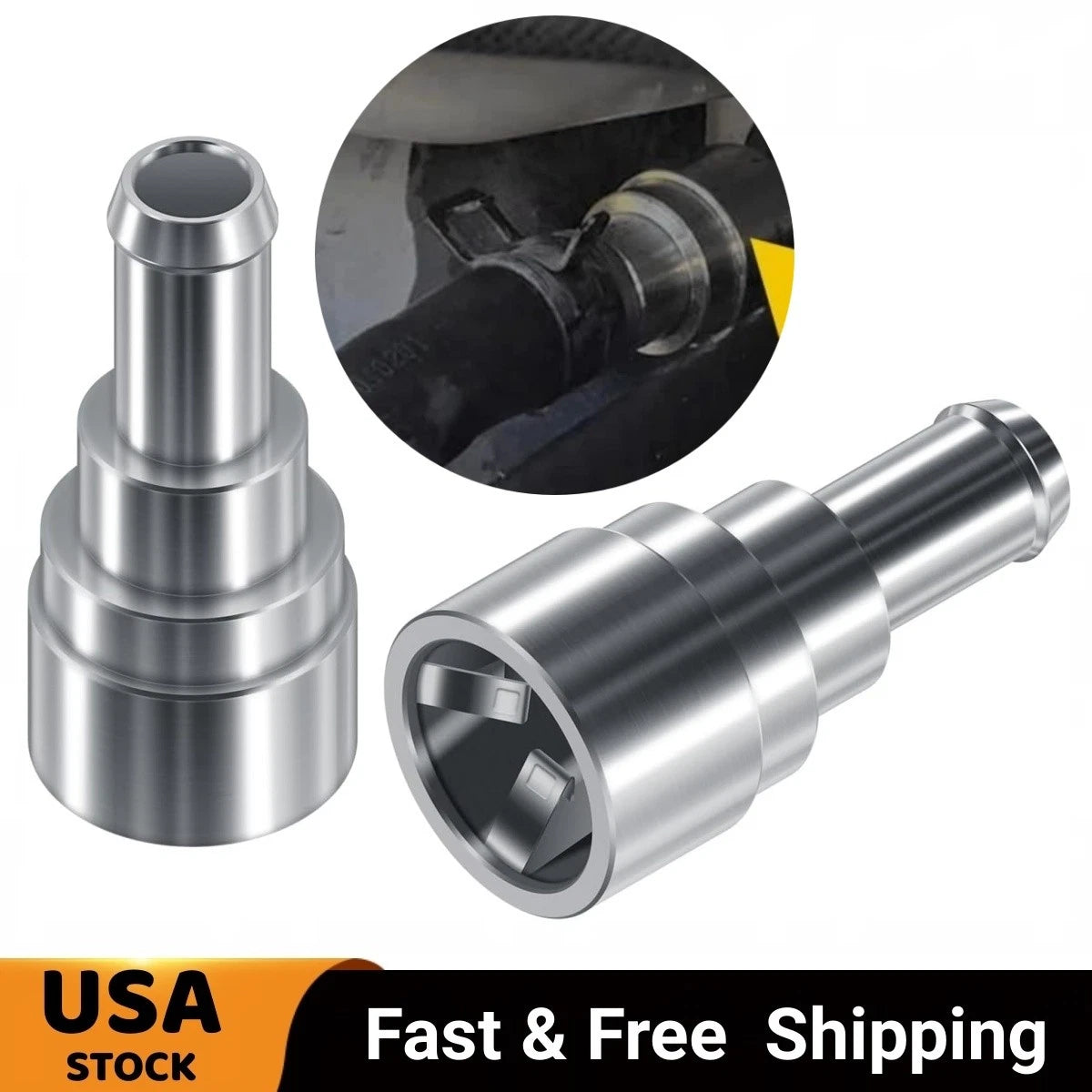2 Pack Coolant Connector for Chevy GMC Ford (15792820)