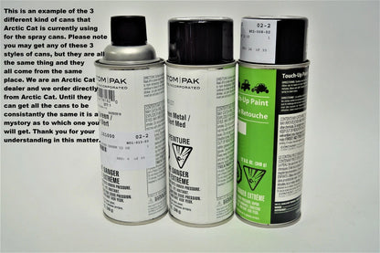 12 oz. Medium Green Touch Up Spray Paint for Arctic Cat (0652-221)