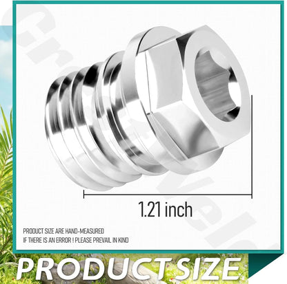 2X Oil Drain Plug w/ORing for Kawasaki Engines EZ GO Golf Carts