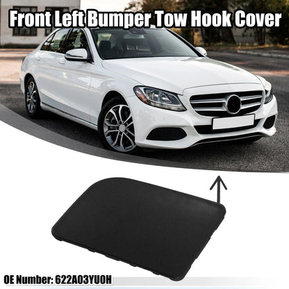 Front Bumper Tow Hook Cover for Nissan Sentra (2013–2019) - Black
