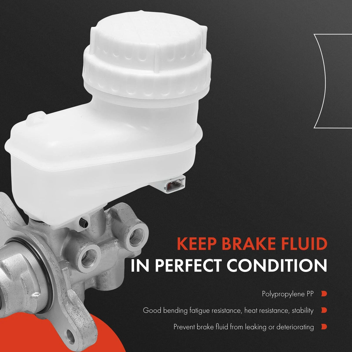 Brake Master Cylinder with Reservoir & Sensor for Mitsubishi Eclipse (MC391220, 4625A191, M630700)