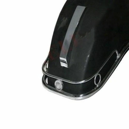 Front Mudguard for Vespa PX PE LML NV T5 (Bare Metal, Crest & Bumper)