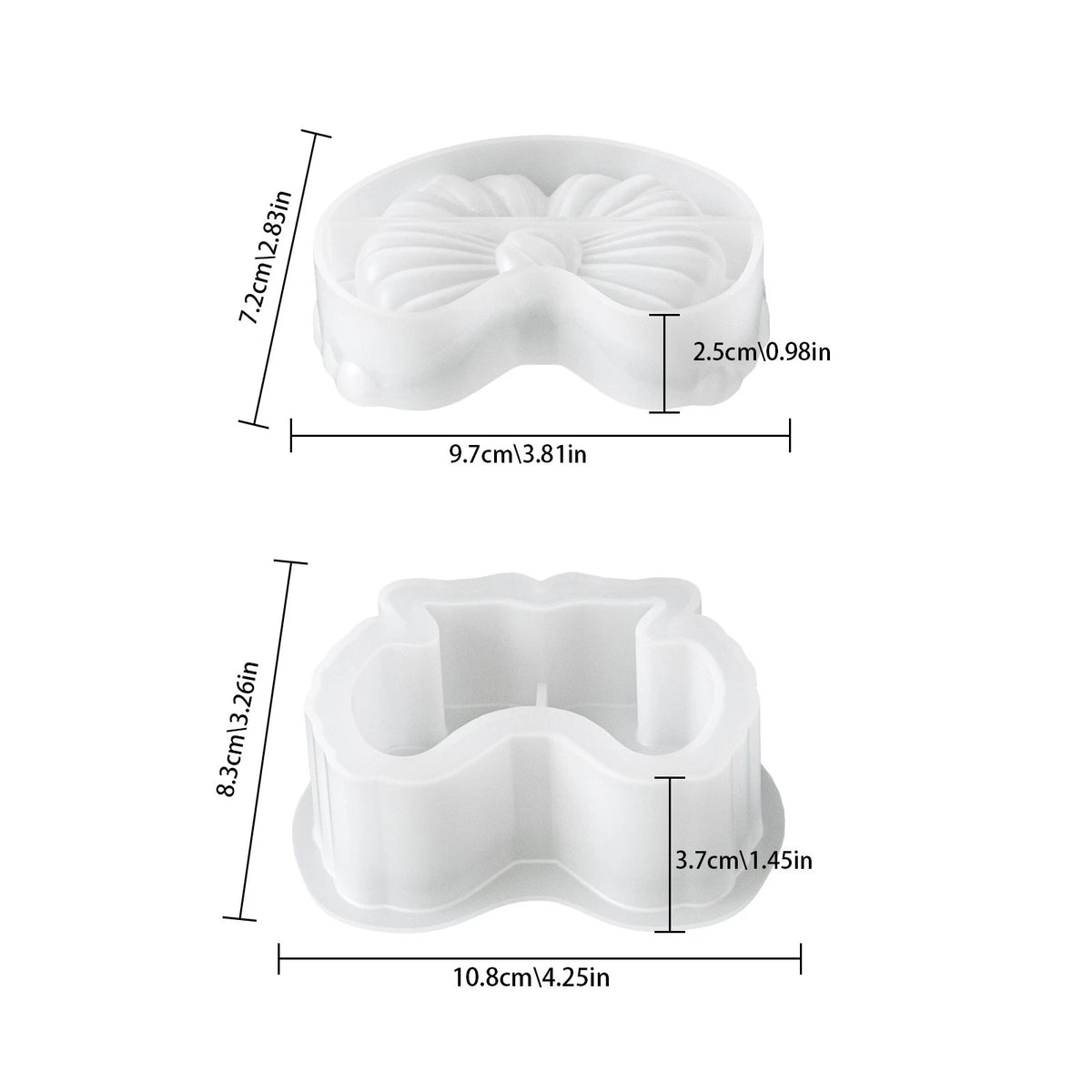 Silicone Mold for Jewelry Box Casting, Trinket Container, Candle Soap Crafts