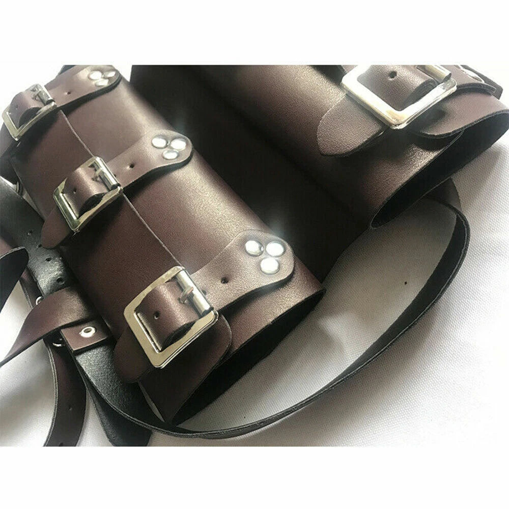 Medieval Style Sword Back Sheath Scabbard Holder for Warrior (One/Double Shoulders)