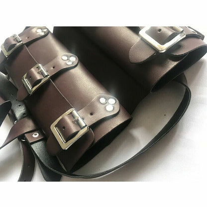 Medieval Style Sword Back Sheath Scabbard Holder for Warrior (One/Double Shoulders)