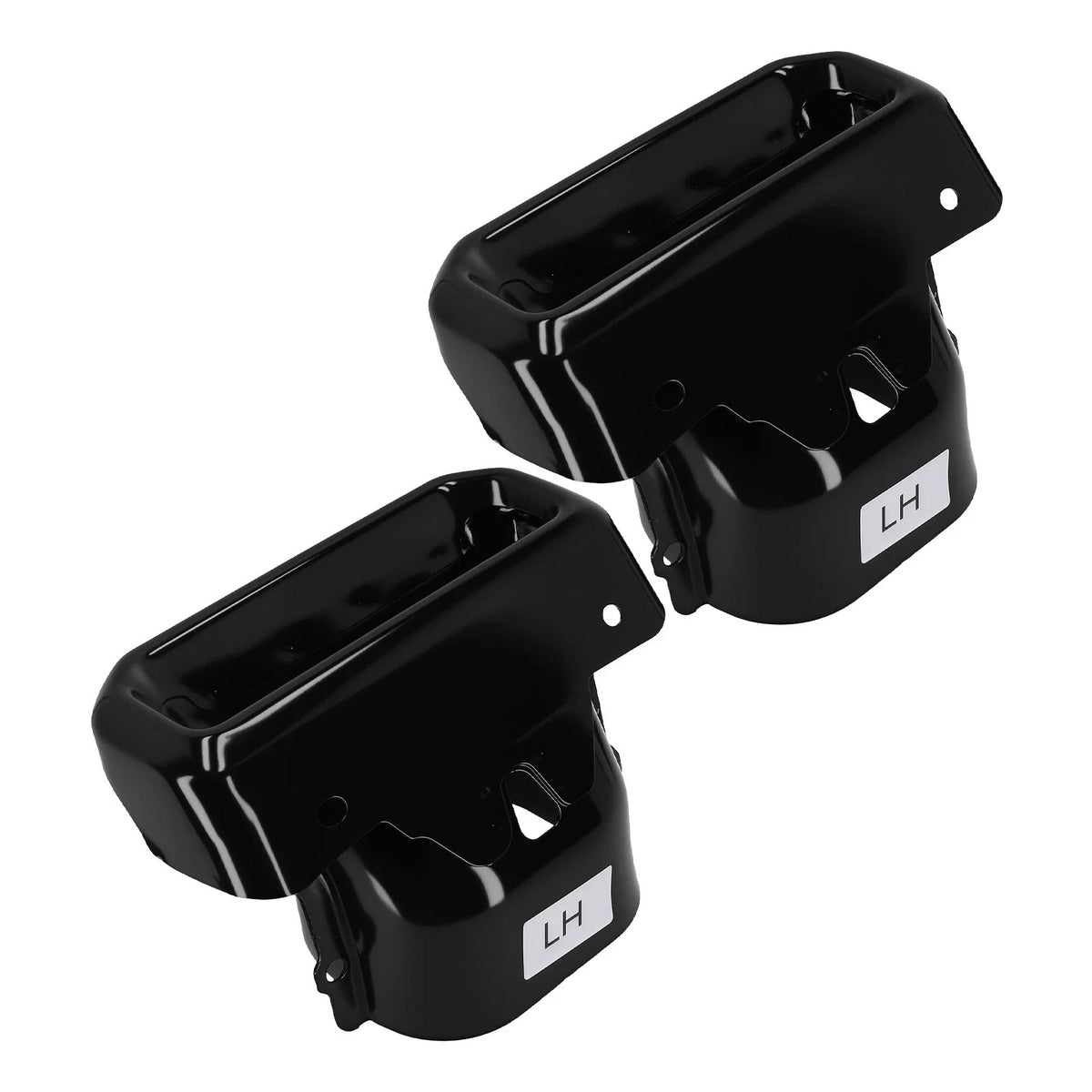 2X Exhaust Bezels for GMC Sierra 1500, Chevy Silverado 1500 (2019–2024)