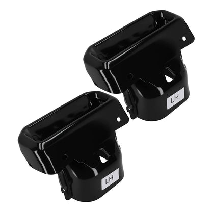 2X Exhaust Bezels for GMC Sierra 1500, Chevy Silverado 1500 (2019–2024)