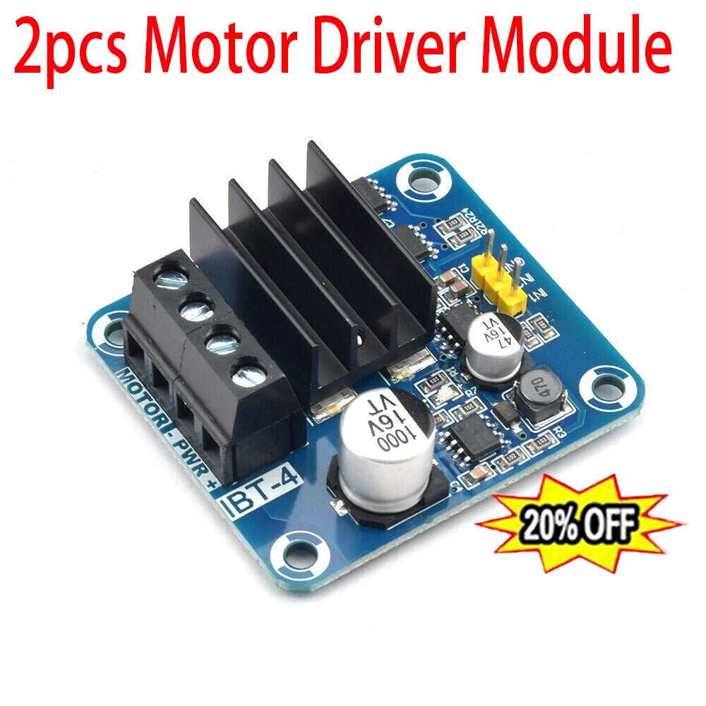 2X H Bridge Driver Motor Driver Module for DIY Projects (5-15V 50A)