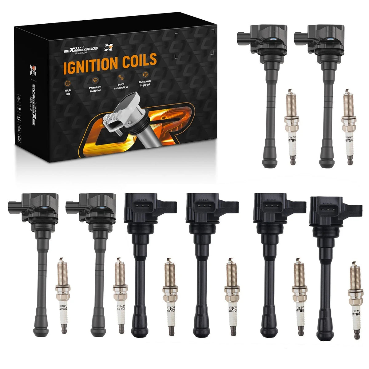 8Pcs Ignition Coil Pack for Nissan NV2500 NV3500 Titan XD (2016–2020) UF-812