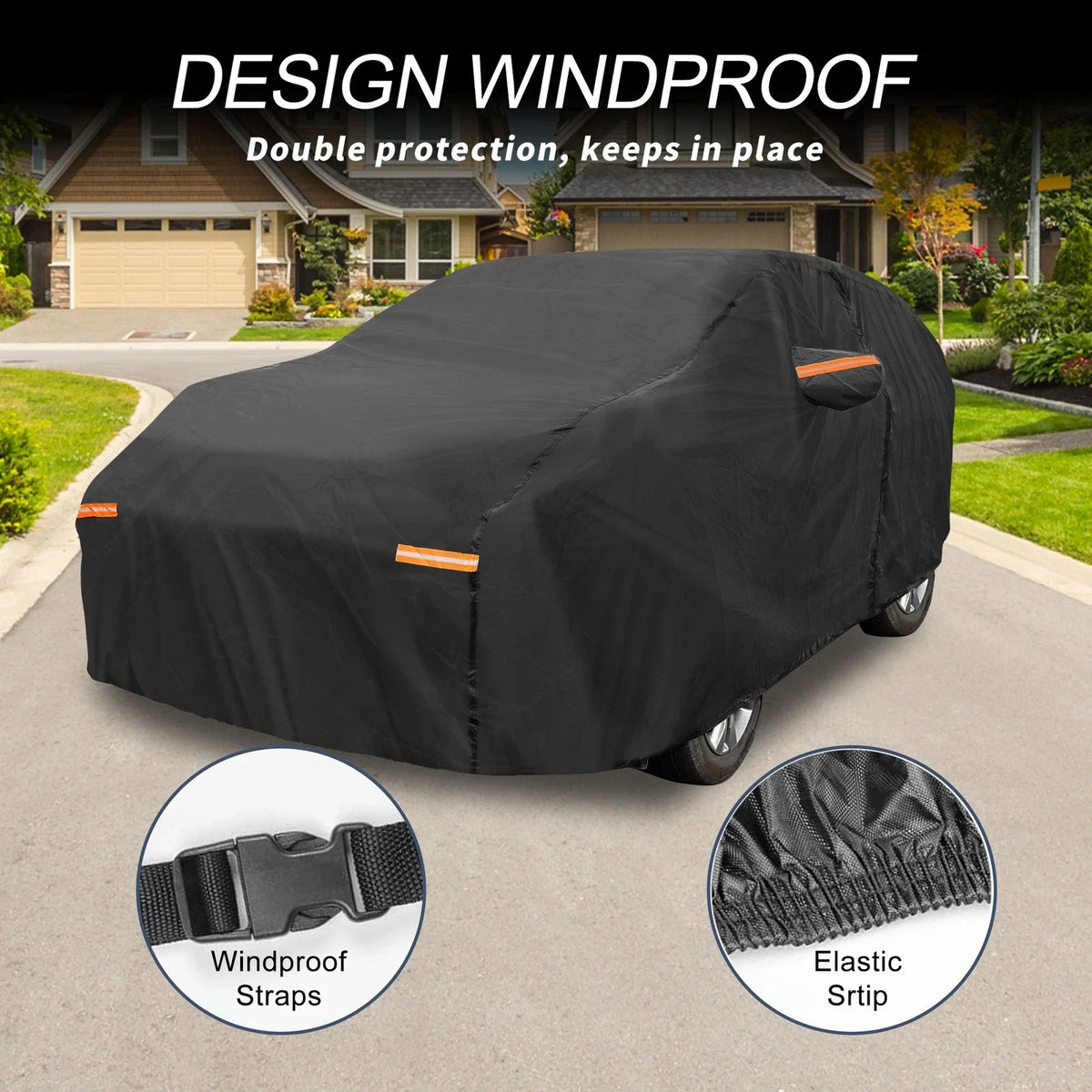 Waterproof 210D-PU Car Cover for Kia Carnival (2020–2023)