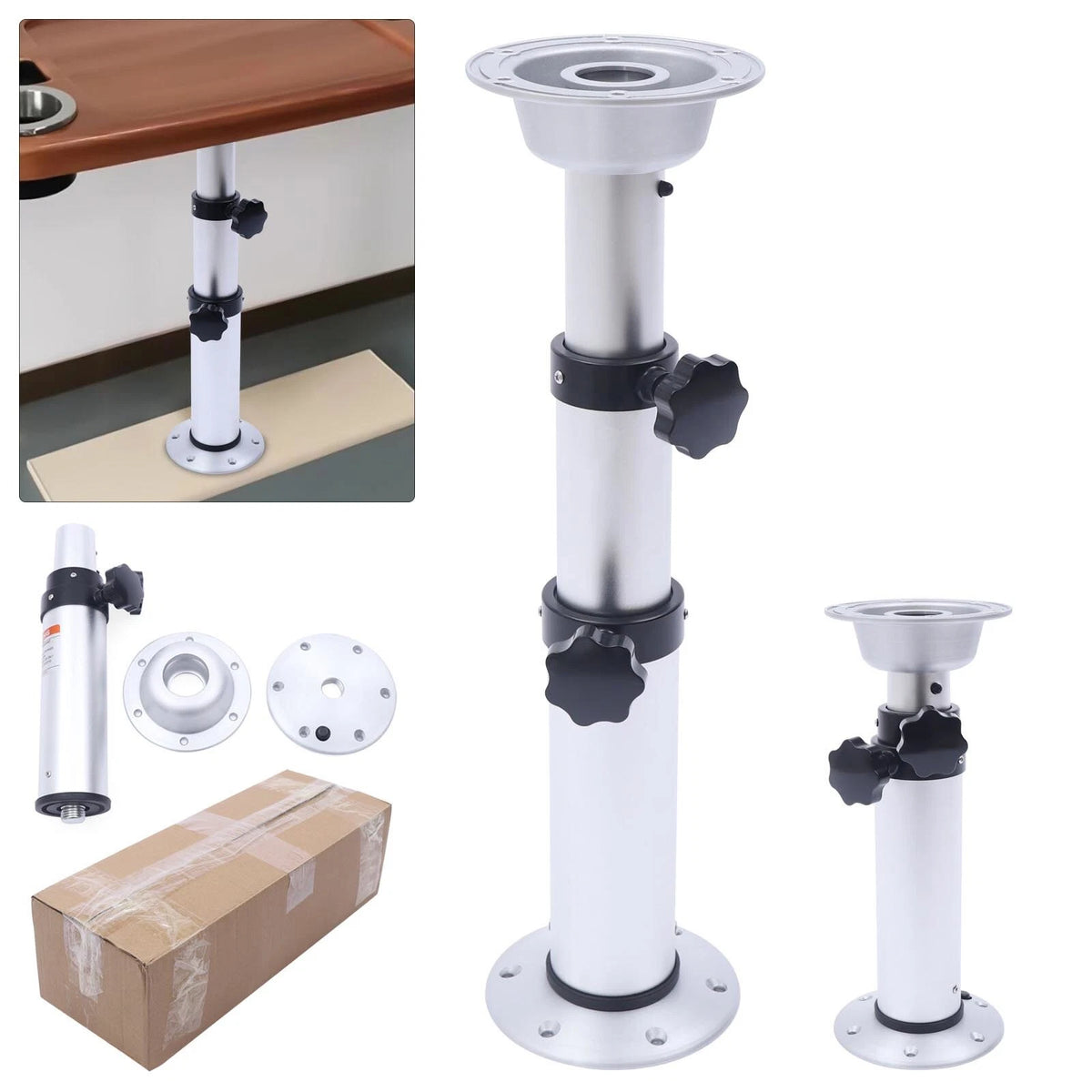 Table Leg Base Pedestal Stand for RV Motorhome Boat