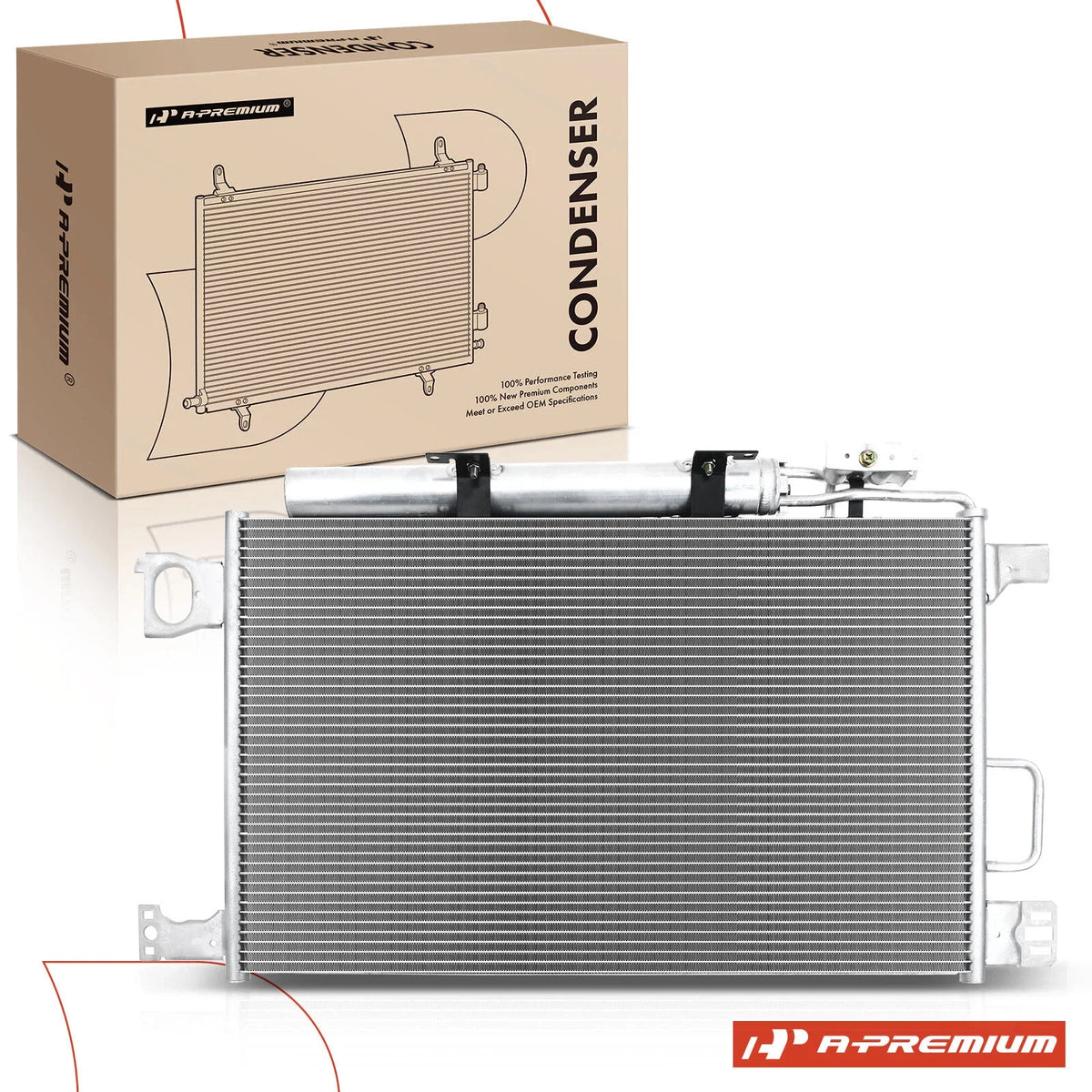 A/C Condenser with Receiver Drier for Benz W203 C230 C280 CLK350 CLK500 (2001–2007)