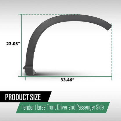 Set of 2 Front Fender Flares for Subaru Forester (2019–2021)