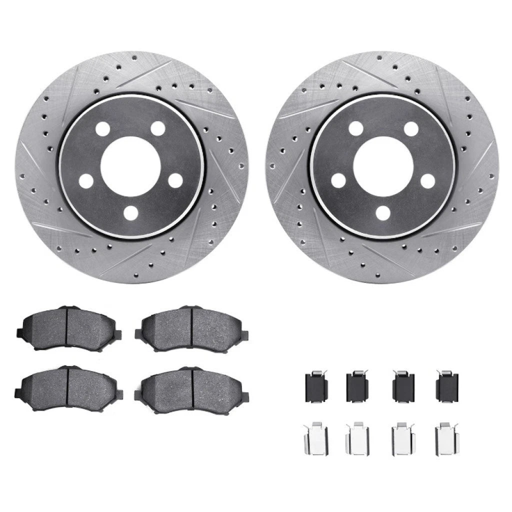 Drilled and Slotted Rotors for Dodge Nitro (2007–2011) ALX-PAU-DF-7212-42086-CLA1