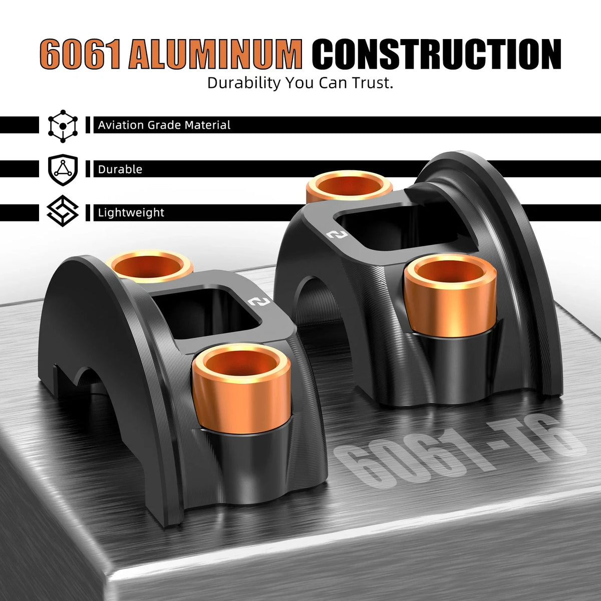 Clutch Brake Perch Clamp Halves for Harley Dyna Low Rider (1984–2006)