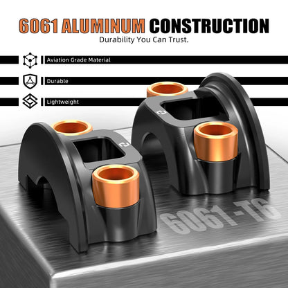 Clutch Brake Perch Clamp Halves for Harley Dyna Low Rider (1984–2006)