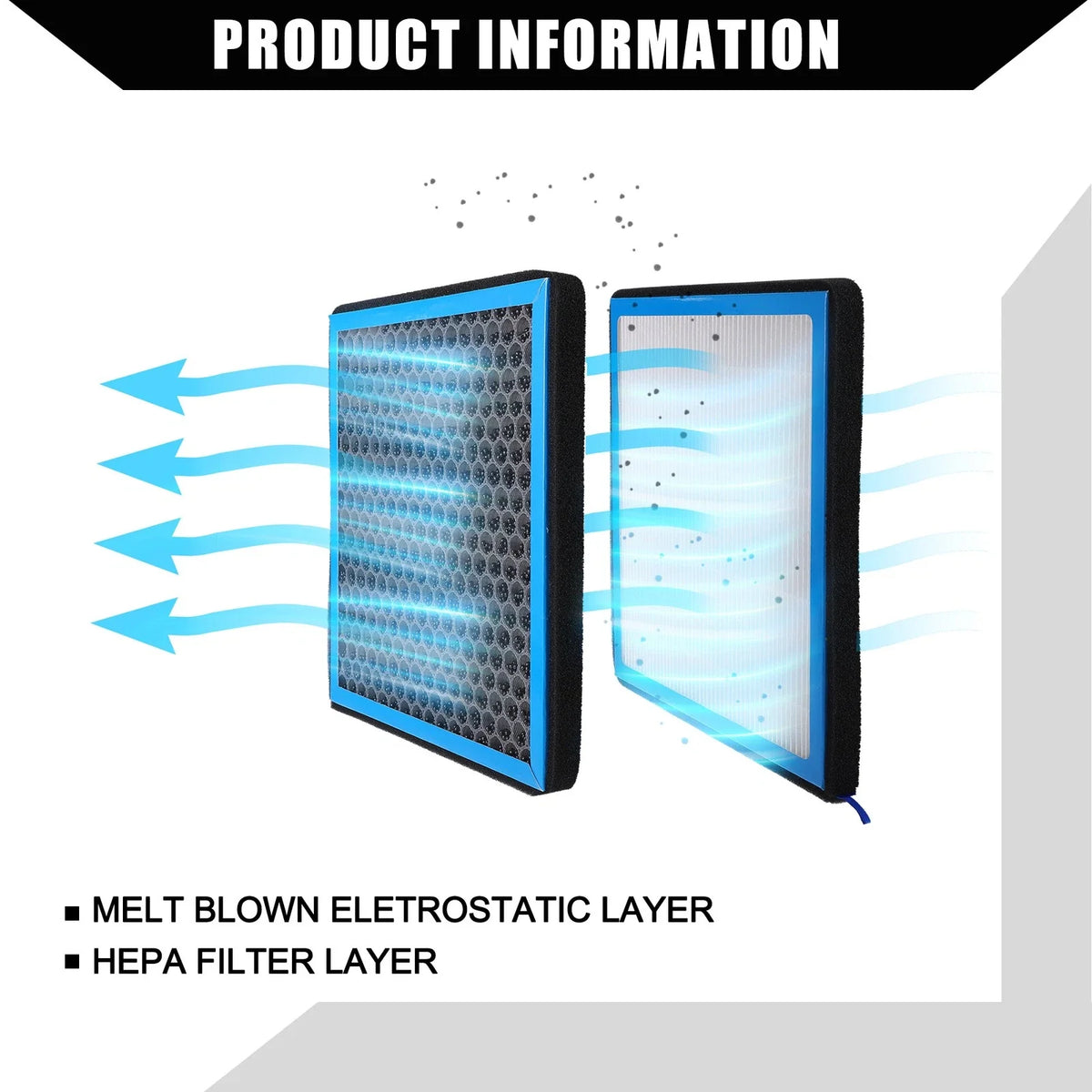 Car Cabin Air Filter for Toyota 4Runner, Highlander, RAV4 (2010–2023) No.8713902020