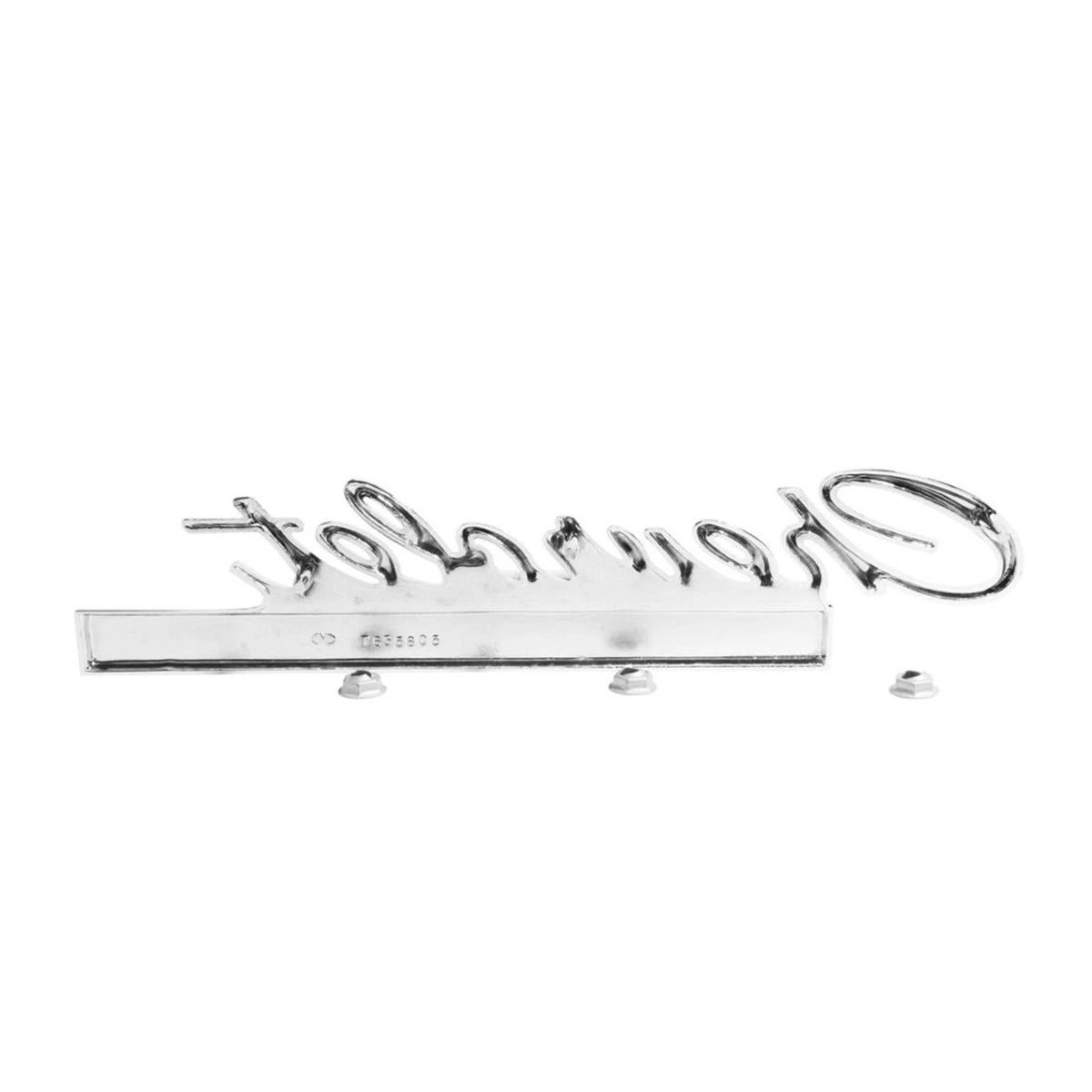 1-Piece SS Trunk Emblem for Chevrolet Impala (1966) - Part Number 2569