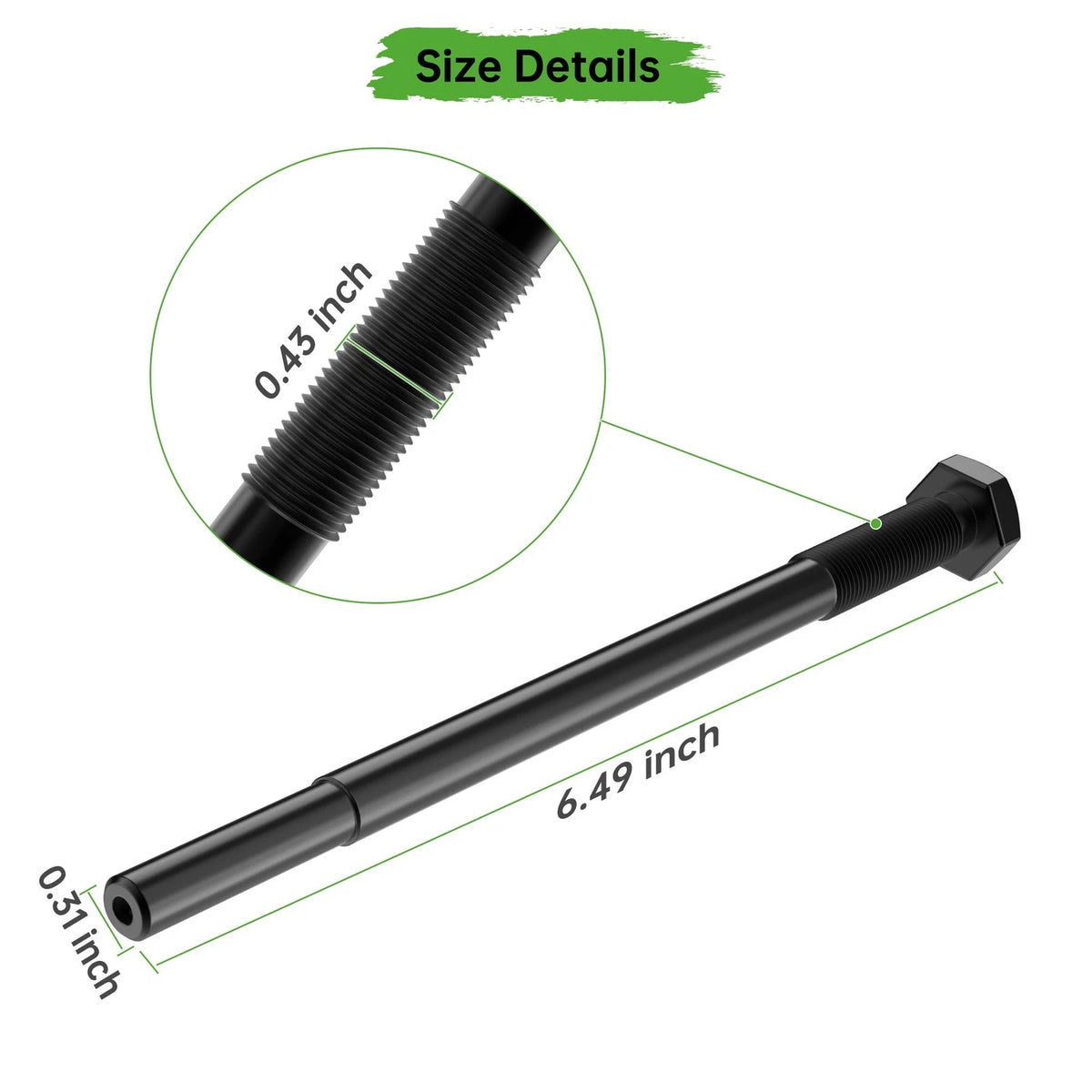 Drive Clutch Puller Bolt for Club Car DS and Precedent
